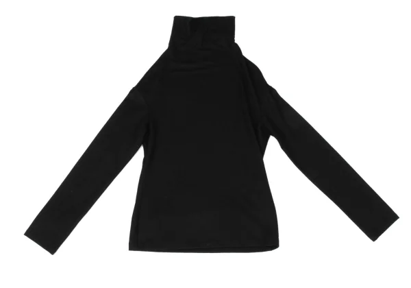 Yohji Yamamoto FEMME Wool High-neck Off-Shoulder knit Top K-170411_002