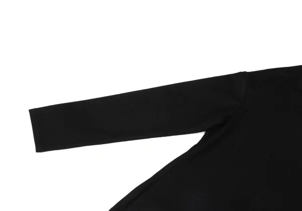Yohji Yamamoto FEMME Wool High-neck Off-Shoulder knit Top K-170411_005
