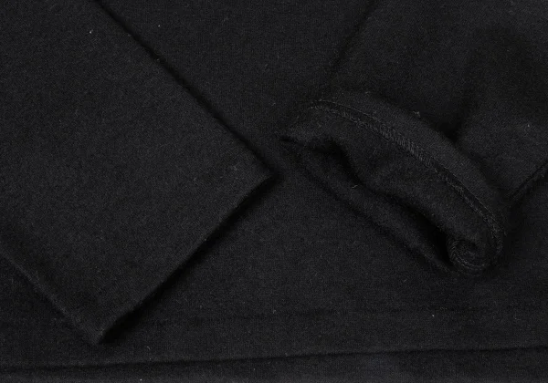 Yohji Yamamoto FEMME Wool High-neck Off-Shoulder knit Top K-170411_006