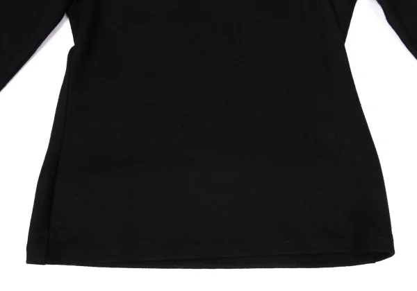 Yohji Yamamoto FEMME Wool High-neck Off-Shoulder knit Top K-170411_007