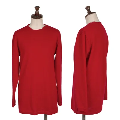 Yohji Yamamoto FEMME Wool Blend Knit Sweater