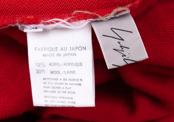Yohji Yamamoto FEMME Wool Blend Knit Sweater K-170415_011