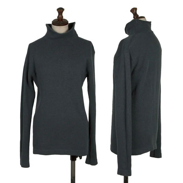 Yohji Yamamoto FEMME High Neck Knit Sweater Grey 3 K-170416_001
