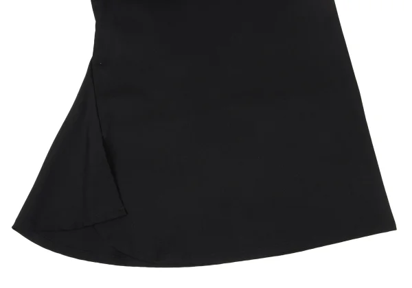Yohji Yamamoto FEMME Wool Gabardine Asymmetrical Long Skirt K-170420_006