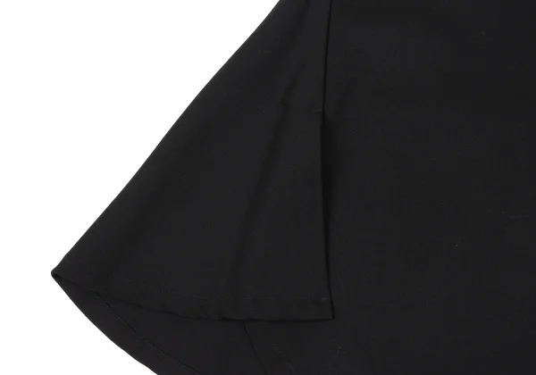 Yohji Yamamoto FEMME Wool Gabardine Asymmetrical Long Skirt K-170420_007