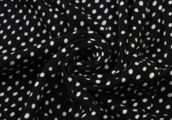 Yohji Yamamoto NOIR Gather Tape Embellished Dot Skirt K-170422_012