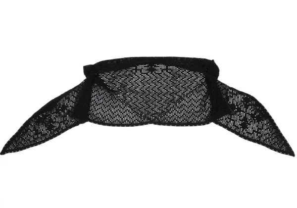 Yohji Yamamoto NOIR Stole Neck Crochet Knit Bolero K-170425_006