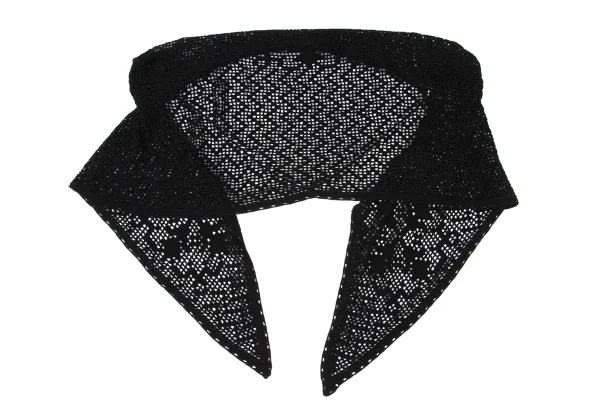 Yohji Yamamoto NOIR Stole Neck Crochet Knit Bolero K-170425_007