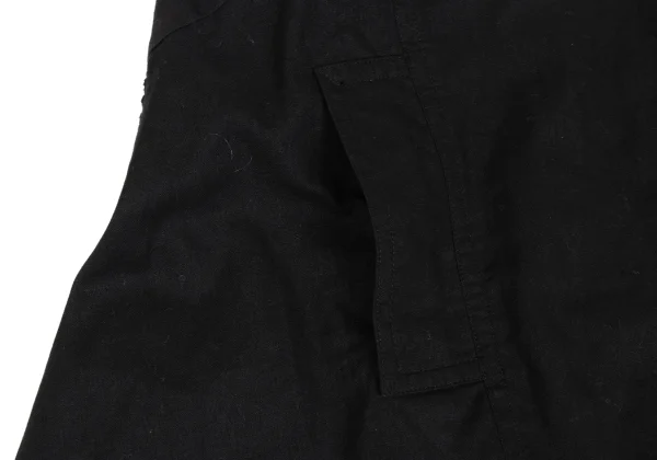 REGULATION yohji yamamoto Embroidery Mixed-material Skirt K-170430_006