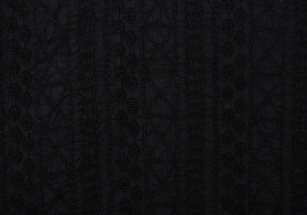 REGULATION yohji yamamoto Embroidery Mixed-material Skirt K-170430_012