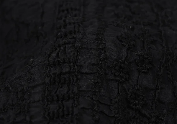REGULATION yohji yamamoto Embroidery Mixed-material Skirt K-170430_013