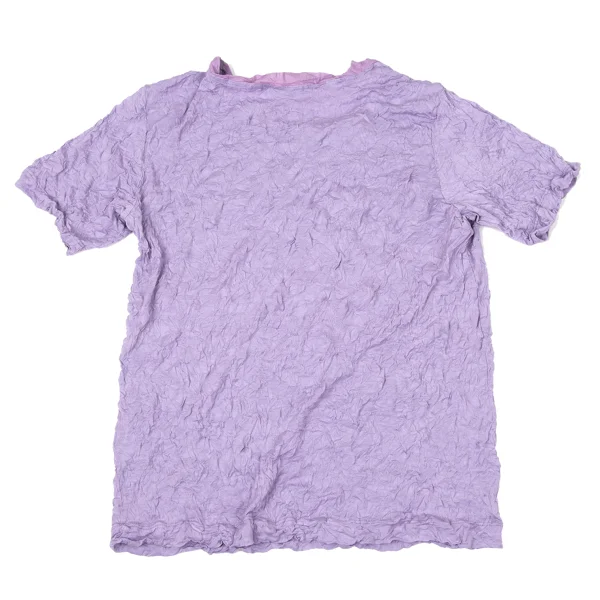 ISSEY MIYAKE WHITE LABEL Wrinkle Processed Taping T-shirt K-170432_010