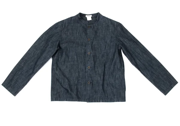 Plantation Mao Collar Denim Jacket K-170433_002