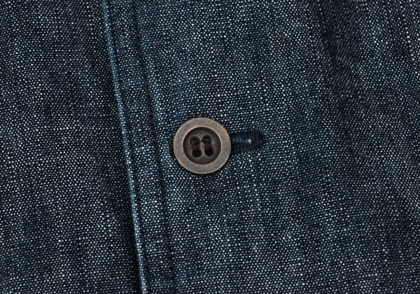 Plantation Mao Collar Denim Jacket K-170433_009