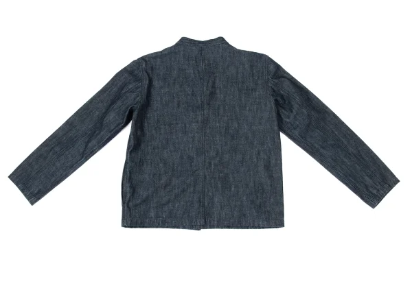 Plantation Mao Collar Denim Jacket K-170433_012
