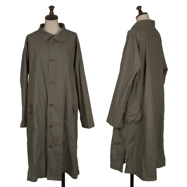 Plantation Cotton Waist Code Coat Khaki LL K-170434_001
