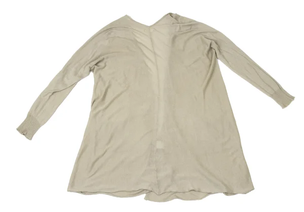 Plantation Cotton Rayon Buttonless Long Knit Cardigan K-170435_012
