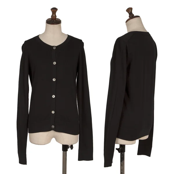 Theory luxe Cotton Nylon Cardigan Black 38 K-170439_001