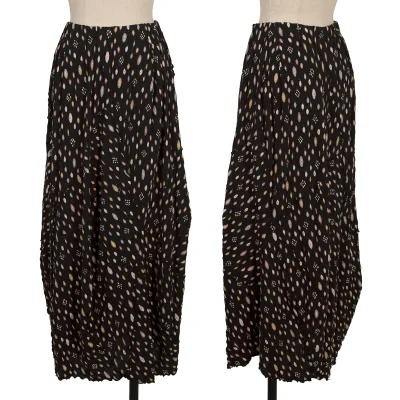 JURGEN LEHL Dot Jacquard Out Seam Skirt