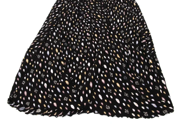JURGEN LEHL Dot Jacquard Out Seam Skirt K-170441_006