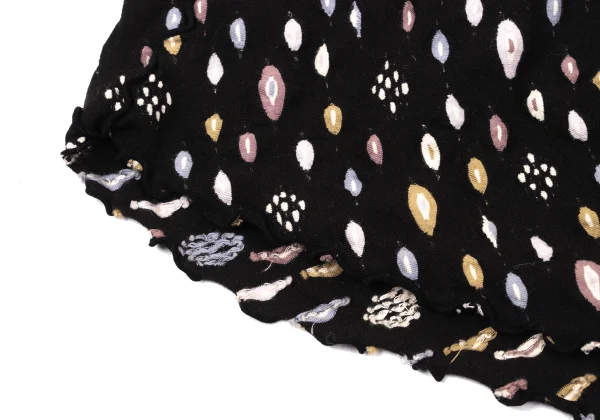 JURGEN LEHL Dot Jacquard Out Seam Skirt K-170441_007