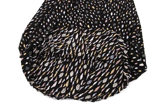JURGEN LEHL Dot Jacquard Out Seam Skirt K-170441_008