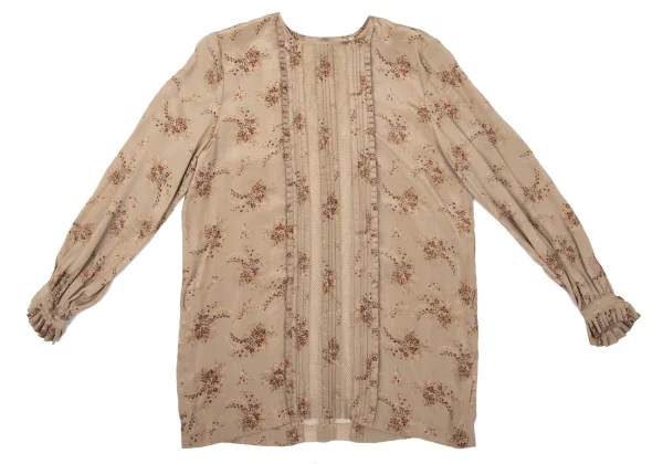 PINK HOUSE Floral Printed Silk Blouse K-170442_002