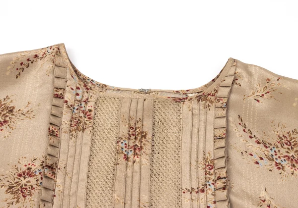 PINK HOUSE Floral Printed Silk Blouse K-170442_005