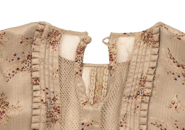 PINK HOUSE Floral Printed Silk Blouse K-170442_014