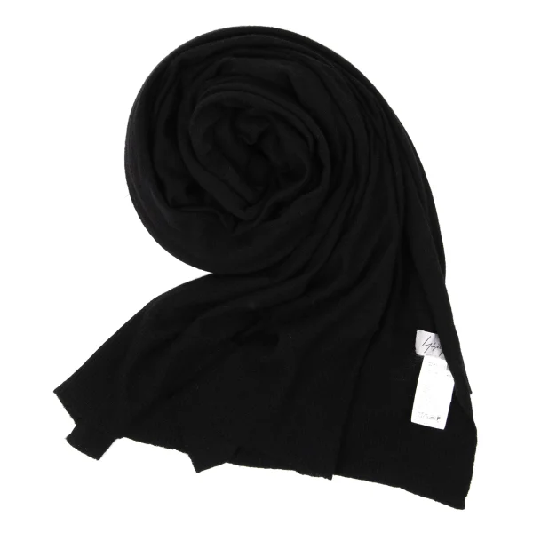 Yohji Yamamoto FEMME Cashmere Stole Black  K-170444_001