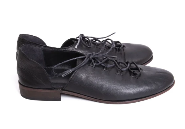 Y's Side-opened Design Leather Shoes K-170445_005