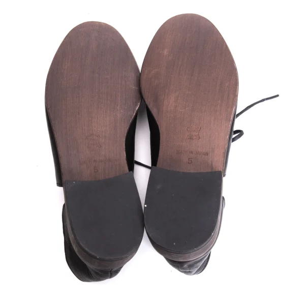 Y's Side-opened Design Leather Shoes K-170445_011