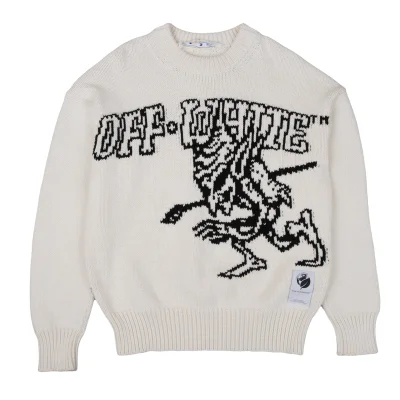Off-White FOR THE NATURE Goblin Intarsia Knit Sweater
