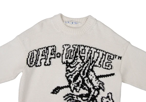 Off-White FOR THE NATURE Goblin Intarsia Knit Sweater K-170446_002