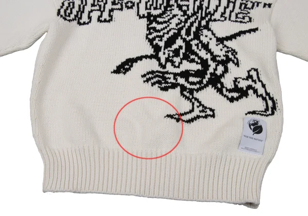 Off-White FOR THE NATURE Goblin Intarsia Knit Sweater K-170446_008