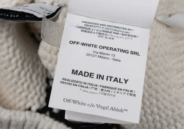Off-White FOR THE NATURE Goblin Intarsia Knit Sweater K-170446_017