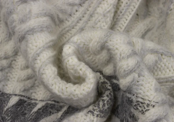 Off-White Logo Printed Cable Knit Sweater K-170447_014