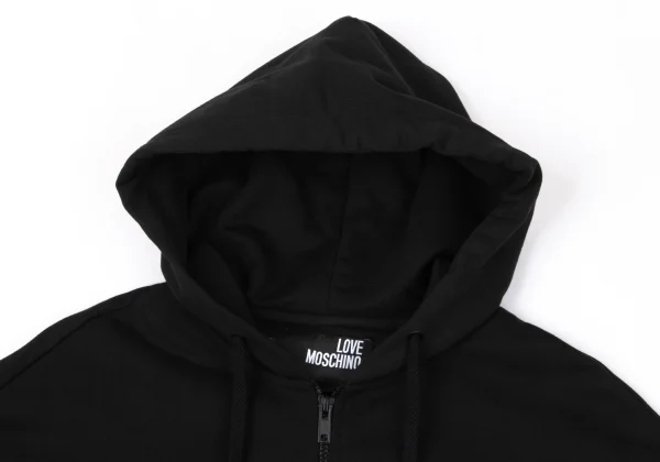 LOVE MOSCHINO Cotton Patch Hoodie K-170451_003