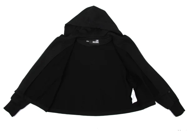 LOVE MOSCHINO Cotton Patch Hoodie K-170451_010