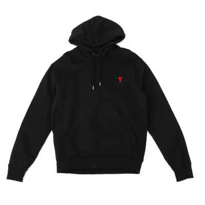 AMI Alexandre Mattiussi Embroidery Cotton Hoodie
