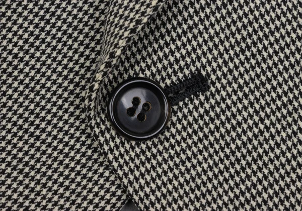 COMME des GARCONS Wool Bird Embroidery Patchwork Houndstooth Jacket K-170454_015
