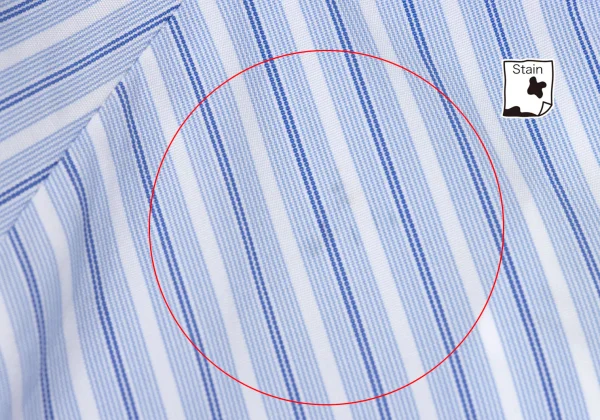 COMME des GARCONS Hem Bleach Switching Striped Skirt K-170460_004