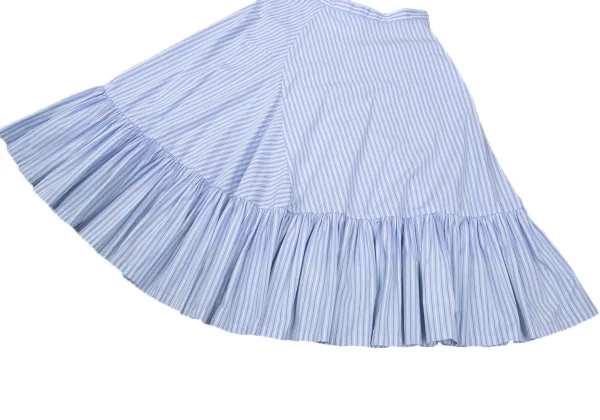 COMME des GARCONS Hem Bleach Switching Striped Skirt K-170460_007