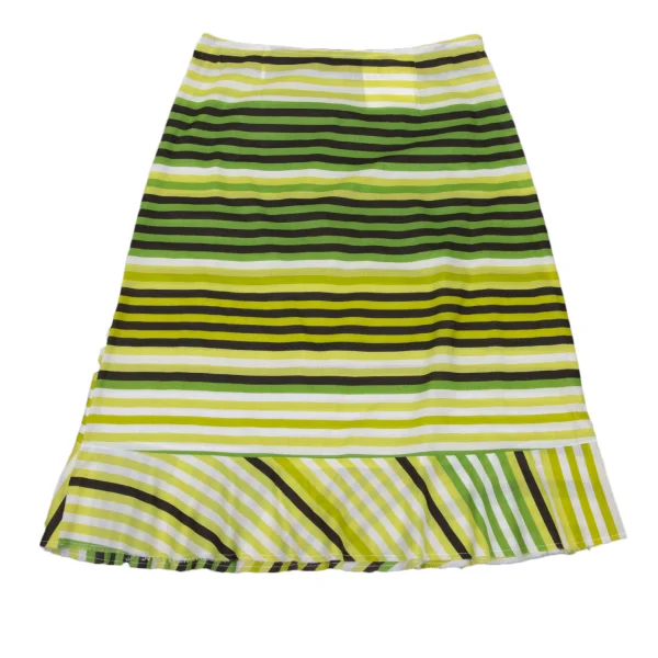 tricot COMME des GARCONS Cutting Hem Striped Skirt K-170461_002
