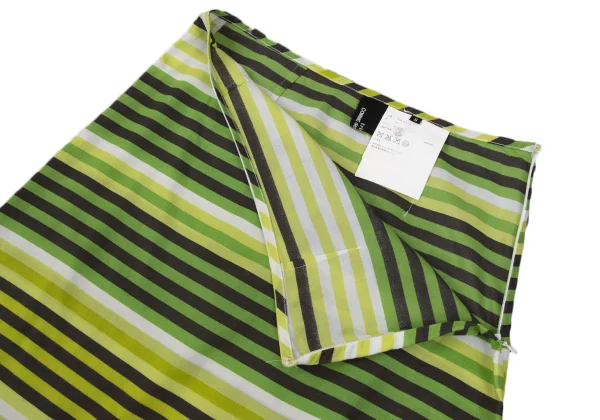 tricot COMME des GARCONS Cutting Hem Striped Skirt K-170461_004