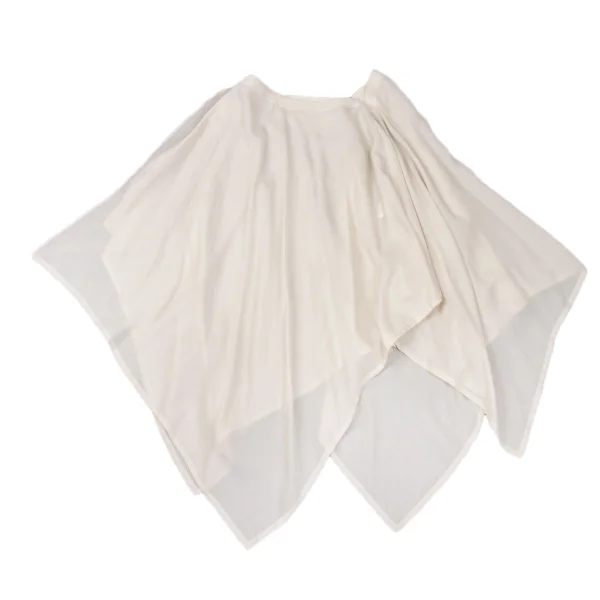 Yohji Yamamoto FEMME Rayon Asymmetrical Drape Skirt K-170462_002