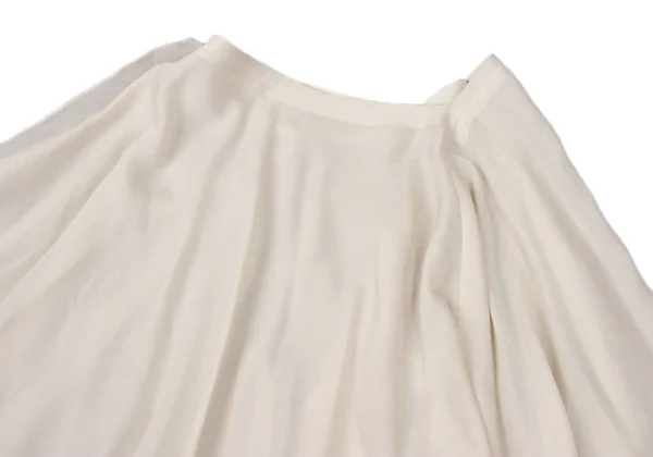 Yohji Yamamoto FEMME Rayon Asymmetrical Drape Skirt K-170462_003