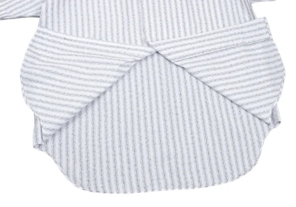ISSEY MIYAKE im Faded Stripe Concealed Placket Short-sleeved Shirt K-170463_008
