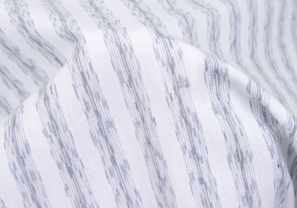 ISSEY MIYAKE im Faded Stripe Concealed Placket Short-sleeved Shirt K-170463_010