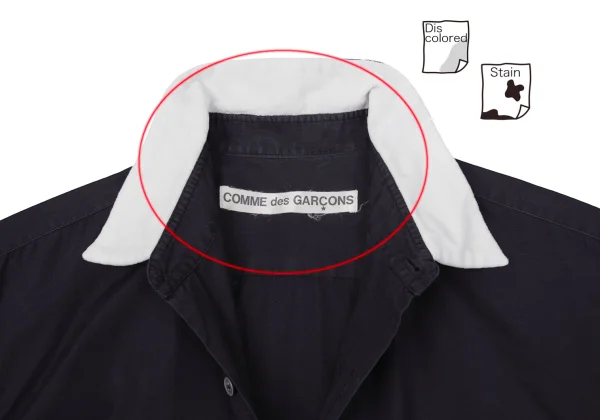 COMME des GARCONS Collar Switching Long Sleeve Shirt K-170469_005